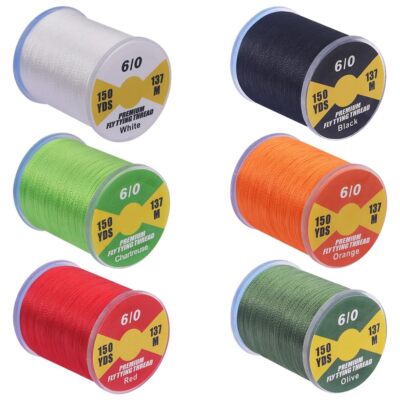Fly-Tying-Thread-Assortment-6/0-3/0 210 Fly Tying Line Supplies Fly Fishing M...