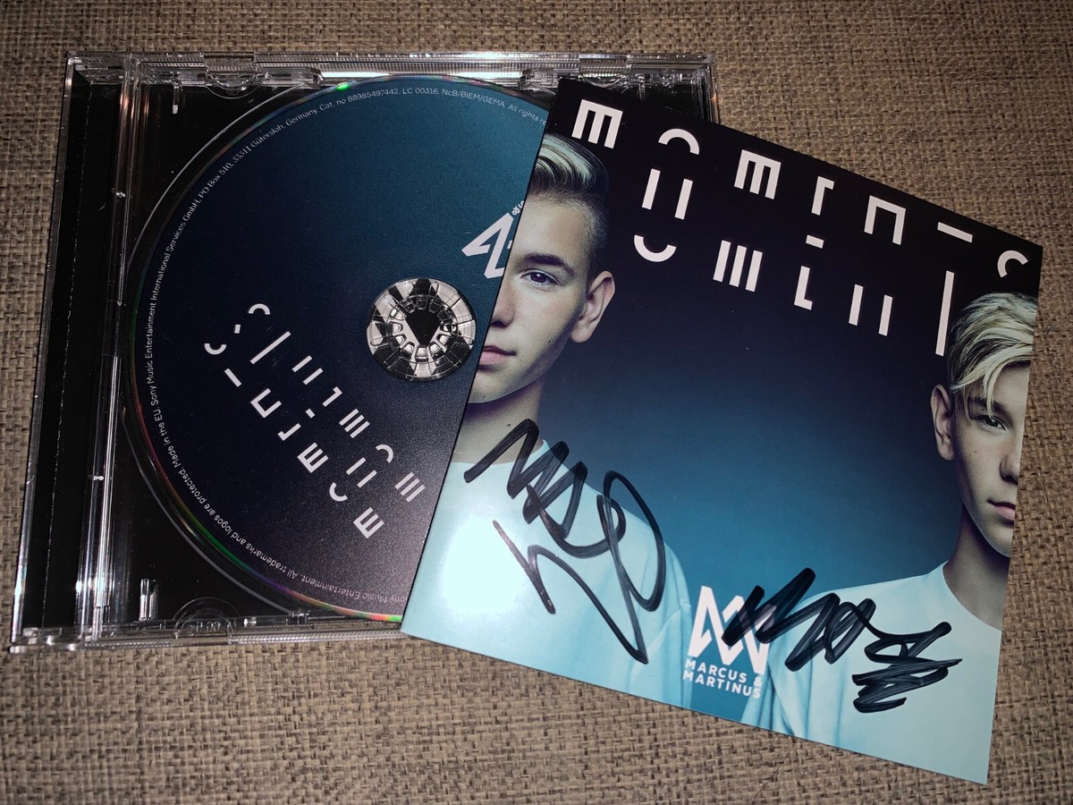 グリモー　サイン　CD MARCUS & MARTINUS - MOMENTS - STRICTLY LIMITED HAND SIGNED CD