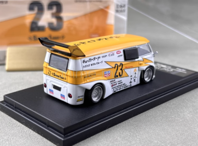 Aurora 1:64 T1 Van Camper Trailer RWB 964 Sport Model Diecast