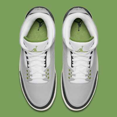 Nike Air Jordan Retro 3 III Retro 11.5 Chlorophyll Grey Air Nike Air Jordan Retro 3 III Retro 11.5 Chlorophyll Grey Air
