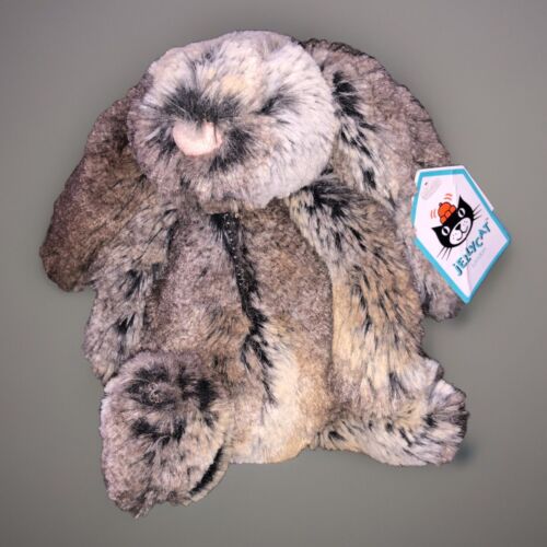 Jellycat "I am Small Bashful Cottontail Bunny" seltener Hase Plüschtier Stofftier Etikett