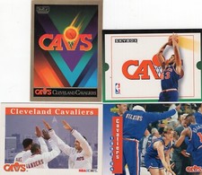 CLEVELAND CAVALIERS Lot of 4 Logo/Team/Checklist NBA Basketball Cards LOT #1