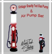 Vintage Gas Pump and Air Pump Gas Station set HO scale 1/87 unpainted