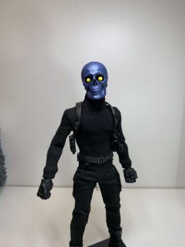 Mezco One:12 Collective– Black Skulls Death Brigade- Custom Head Skull, Pls Read - Picture 1 of 11