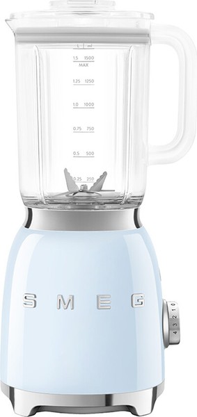 Smeg Frullatore Elettrico 1,5 Litri 800 Watt Tritaghiaccio Azzurro - BLF03PBEU-image