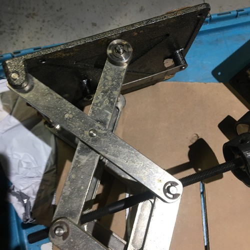 One S/P S9300 6" x 7.25" Platform Lab Jack 12" To 2-7/8" Min Height Scissor Lift - Picture 3 of 5