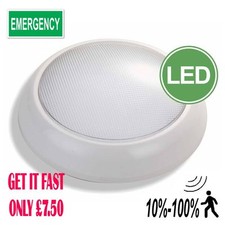 LED Bulkhead Fitting Corridor Sensor Function Emergency/Standard 16W 2D IP54 10%