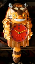 Studio Ghibli Catbus Pendulum Wall Clock My Neighbor Totoro GBL Japan Limited