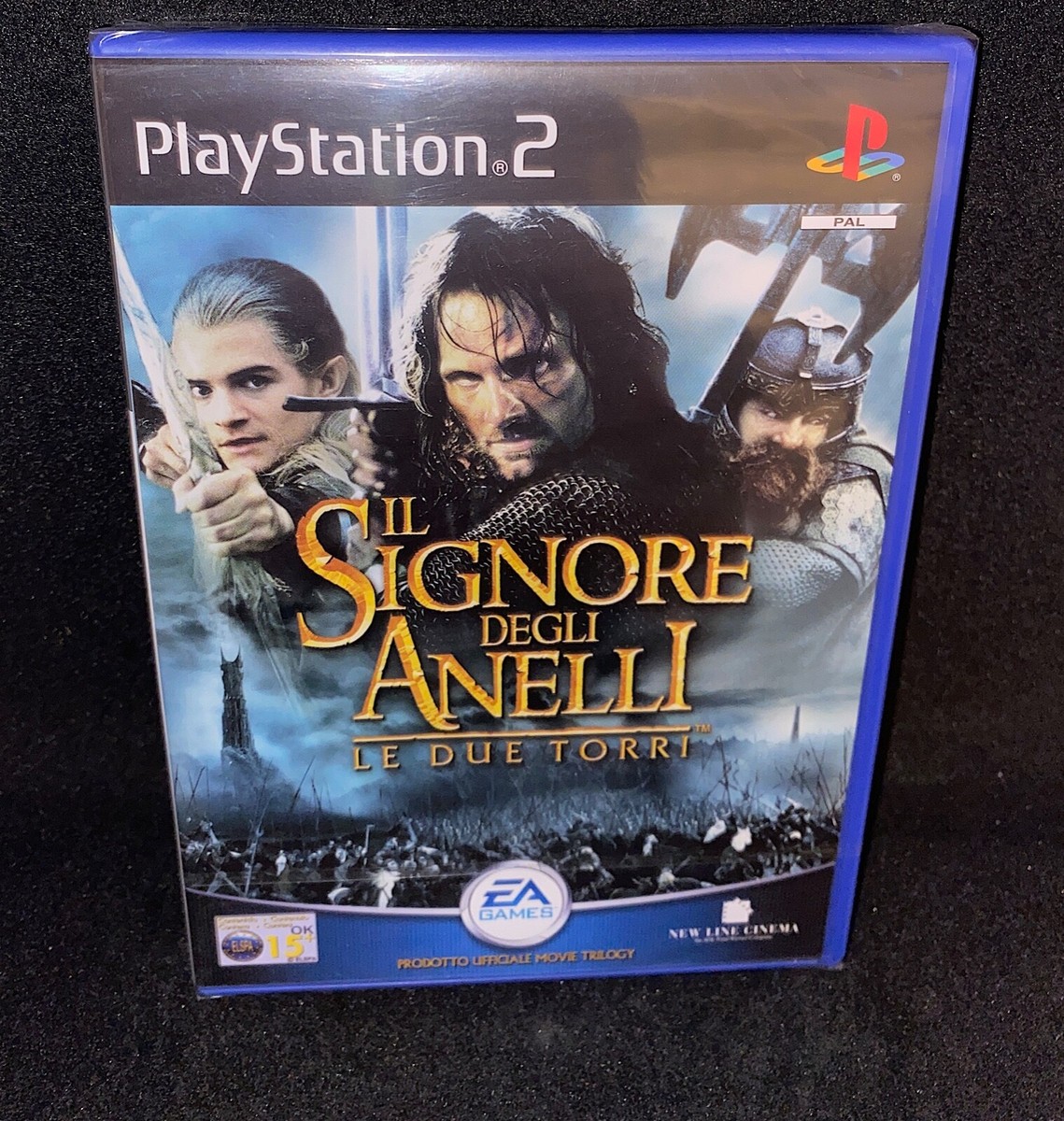 IL SIGNORE DEGLI ANELLI LE DUE TORRI NEW SEALED PAL PS2 PLAYSTATION WATA  READY