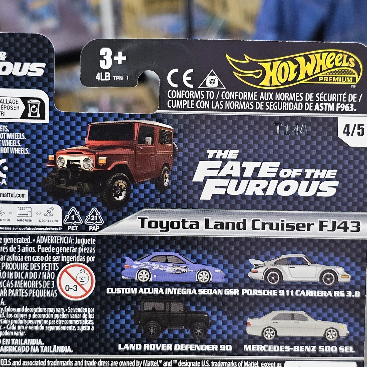ミニカー Hot Wheels TOYOTA LAND CRUISER FJ43 Hot Wheels Premium Fast & Furious Toyota Land Cruiser FJ43