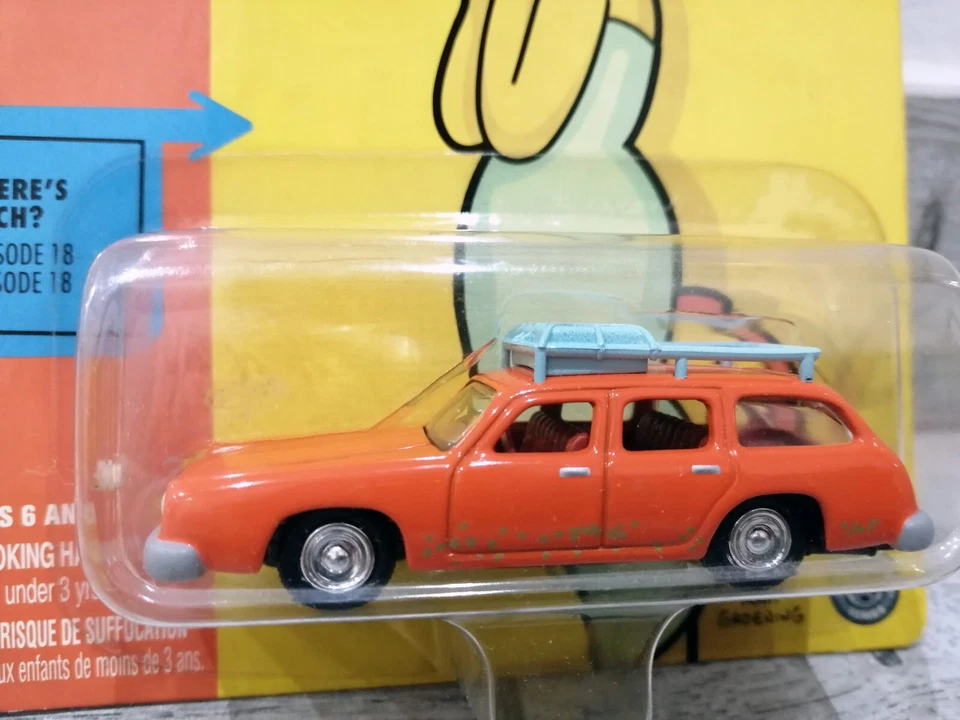 THE SIMPSONS I SIMPSON MARGE'S WAGON AUTO JOHNNY LIGHTNING 2004 MANTIS MOC - Immagine 2 di 4