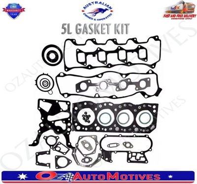 BRAND NEW 5L GASKET KIT 3.0L 4CYL FITS FOR TOYOTA DYNA HIACE HILUX (1997-2007)