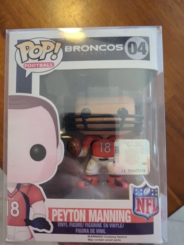Funko Pop! Vinyl Peyton Manning #04 Denver Broncos NFL Football Removable Helmet