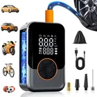 Portable Wireless Air Compressor Tire Inflator- with Digital Pressure Gauge, Eme