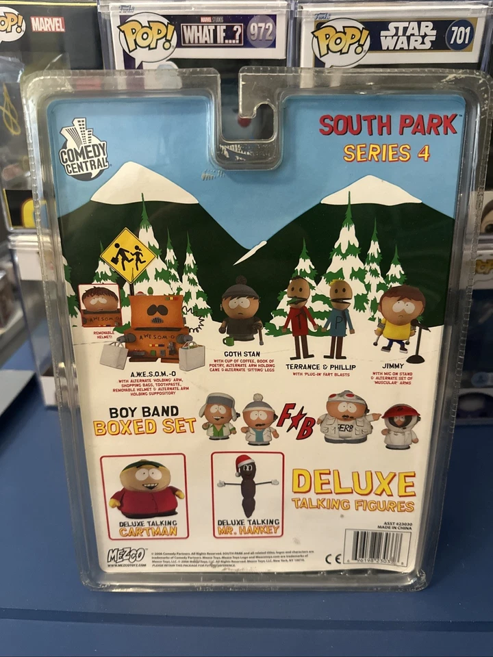 Figura de acción Mezco Toyz South Park serie 4 Goth Stan nueva sellada Foto 2 de 3