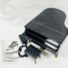 SEGA TOYS Black Grand Pianist 1/6 miniature grand piano with AC adapter Gift