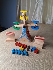 Vtg Brio Ferris Wheel For Wooden Train Set Compatible With Thomas The Tank