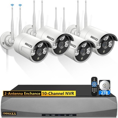 Dual Antennas for Wi-Fi Enhanced AI Human Detected 2K 3.0MP Wireless Security...