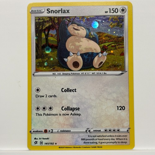 Snorlax [Cosmos Holo] #141 Pokemon Rebel Clash NM/LP