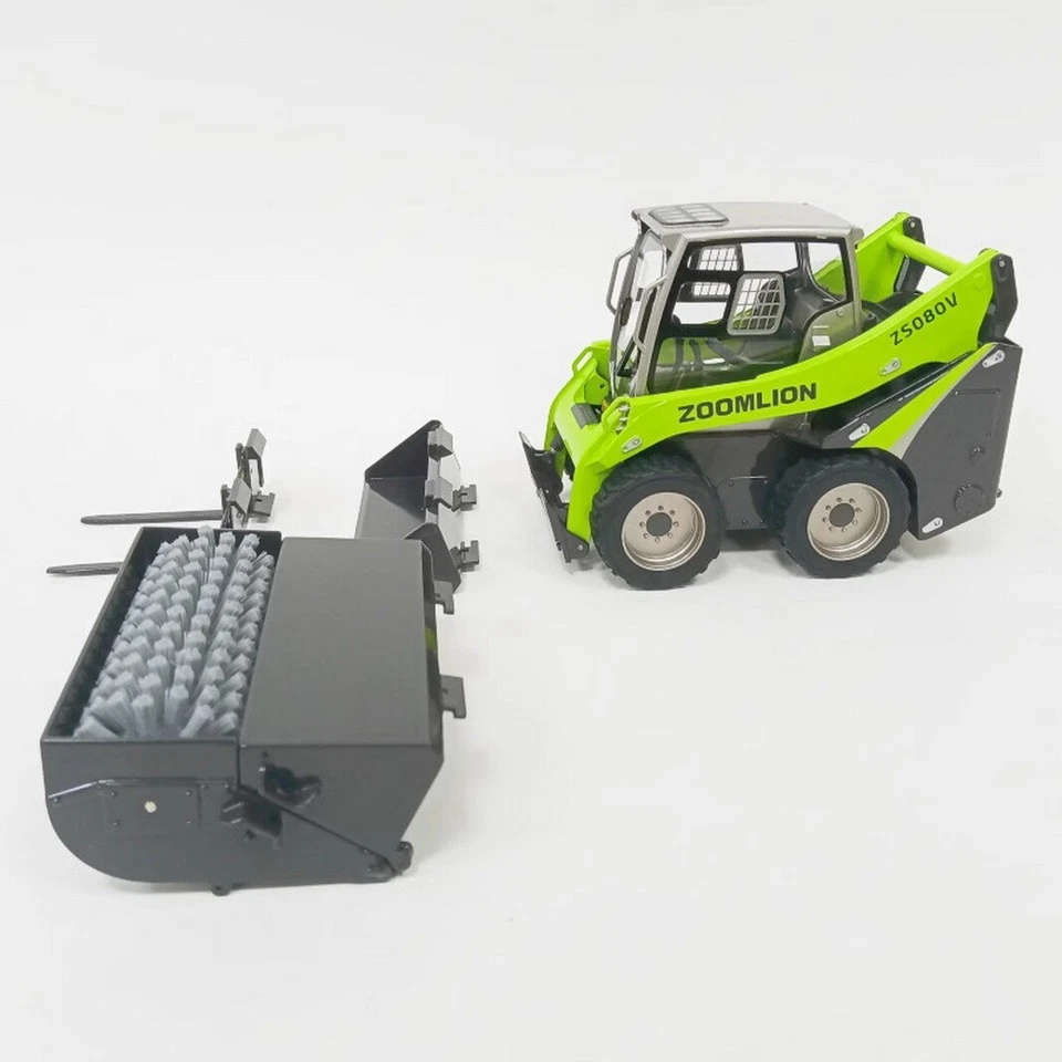 1/20 Scale ZOOMLION ZS080V Skid Steer Loader Diecast Model Toy Gift - Image 4 of 4