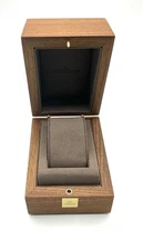 Genuine Jaeger-LeCoultre OEM Wooden Watch Box New Style Outer Box Lid is Missing