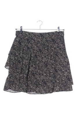 SOFIE SCHNOOR Volantrock Damen Rock Gr. DE 42 schwarz-weiß Casual-Look