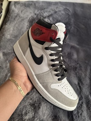 Jordan Air Jordan 1 Retro High OG Smoke Gray Leather High Top Sneakers