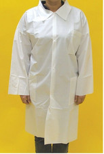X-Large Disposable Lab Coats Non-Sterile Cloth-Like Fabric Coats Unisex 3 S12
