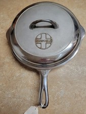 Griswold chrome plated #8 block logo skillet ...