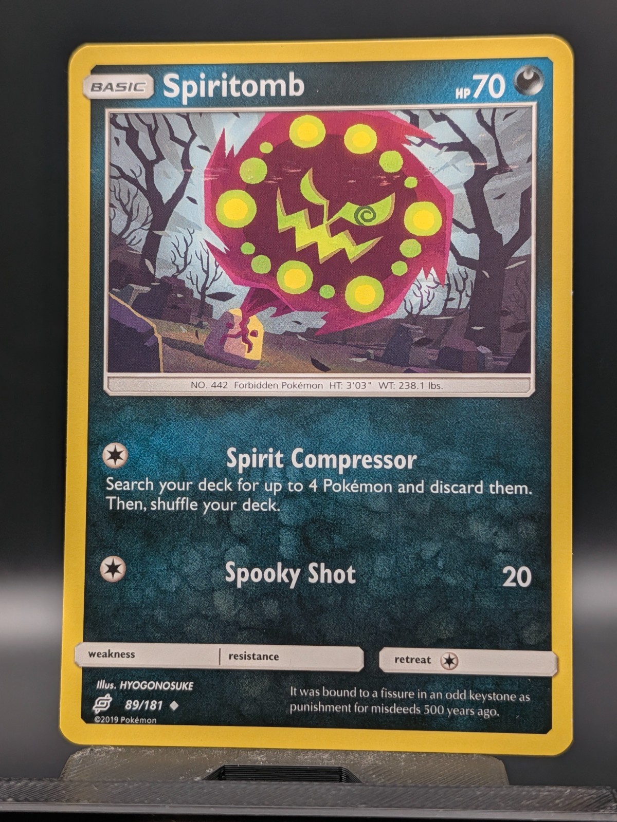 Spiritomb Uncommon SM - Team Up 89/181 NM Pokemon A01-1
