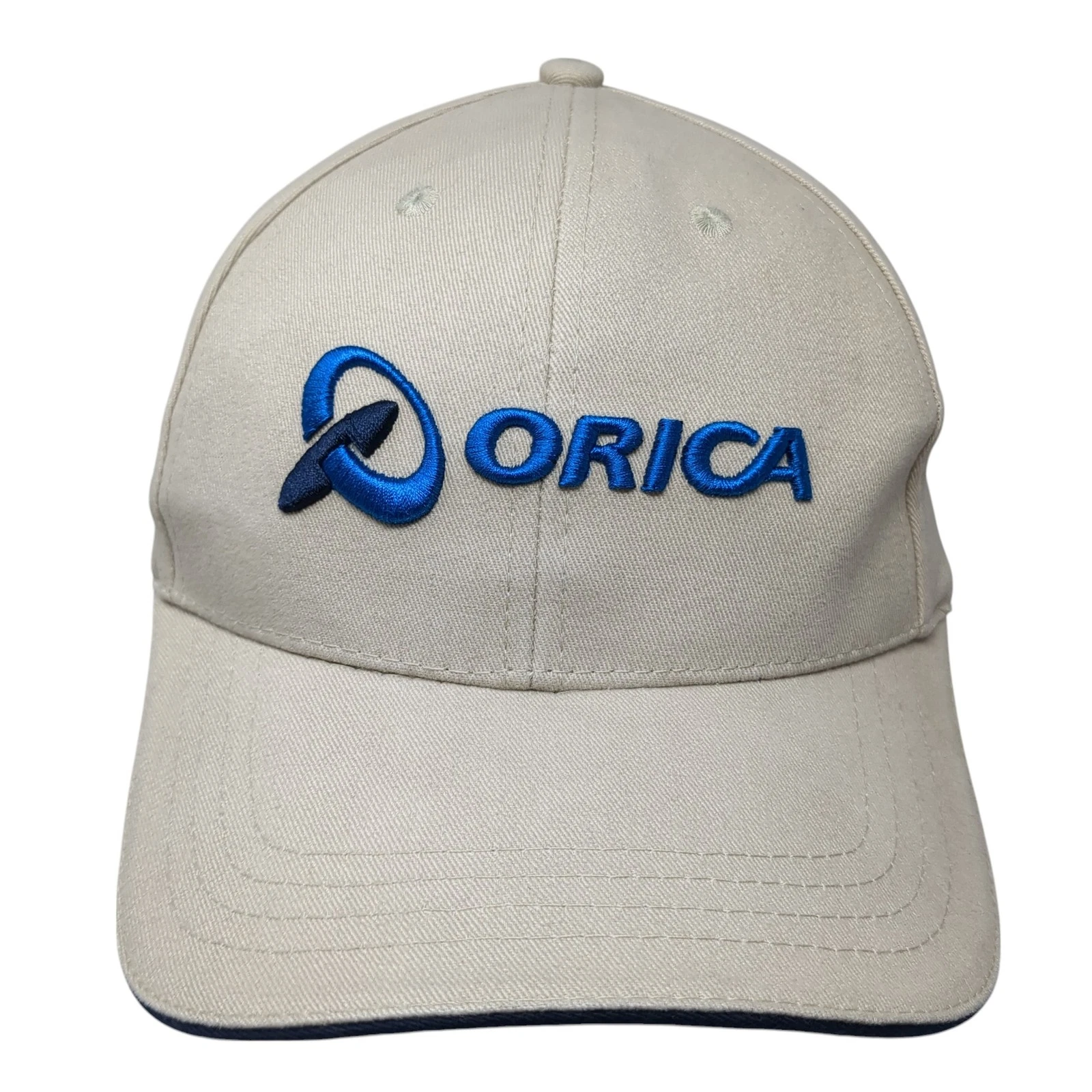 Orica Slideback Hat Beige One Size Adjustable Embroidered Outdoor
