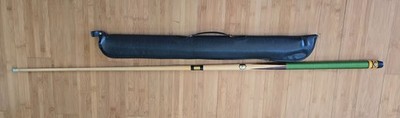Vintage Valley Cues Pool Cue 57 3/4 inches Real Points with Zippered Case