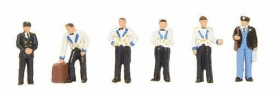 N Midland Pullman Stewards & Train Crew x6 Graham Farish 379-322