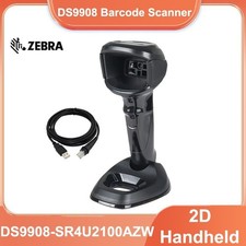 Zebra DS9908-SR4U2100AZW Handheld 1D 2D Imager Barcode Scanner with USB Cable