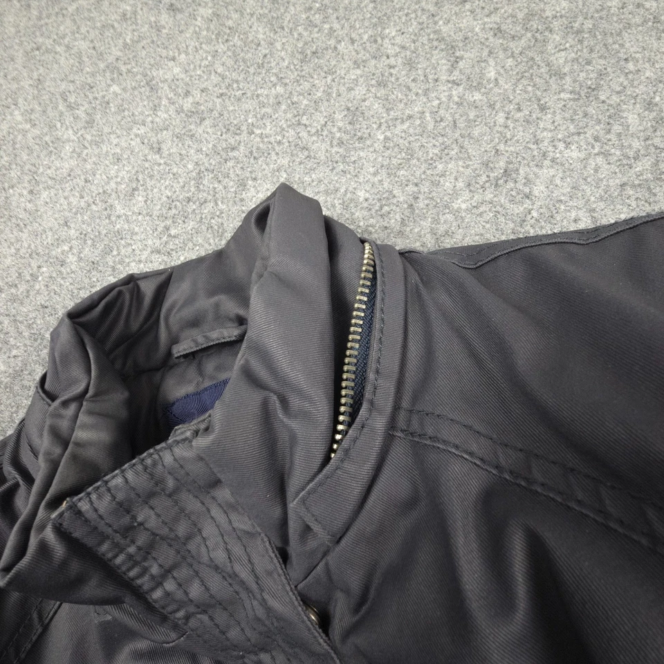 Pepe Jeans Hombre MEDIANO Azul Lona Abrigo Manga Larga Cálido Invierno Talla M Foto 4 de 4