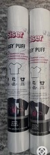 NEW 2 Rolls Siser Puff  HTV : The Ultimate Choice for a 3D Look WHITE Vinyl