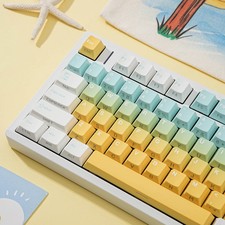 JCM Shallow Dream PBT Keycaps Cherry Profile Dye-Sub Side Light 131 Keys