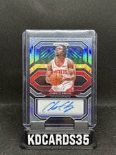 2020-21 Panini Prizm Chris Clemons Penmanship #PE-CCL Silver Prizm Rockets