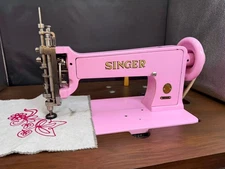 Baby Pink Singer 114e103 Chain stitch Embroidery Machine- It Is Same 114w103