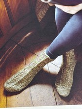 Socks Knitting Pattern 7.25-10.75in Foot Pages from Book