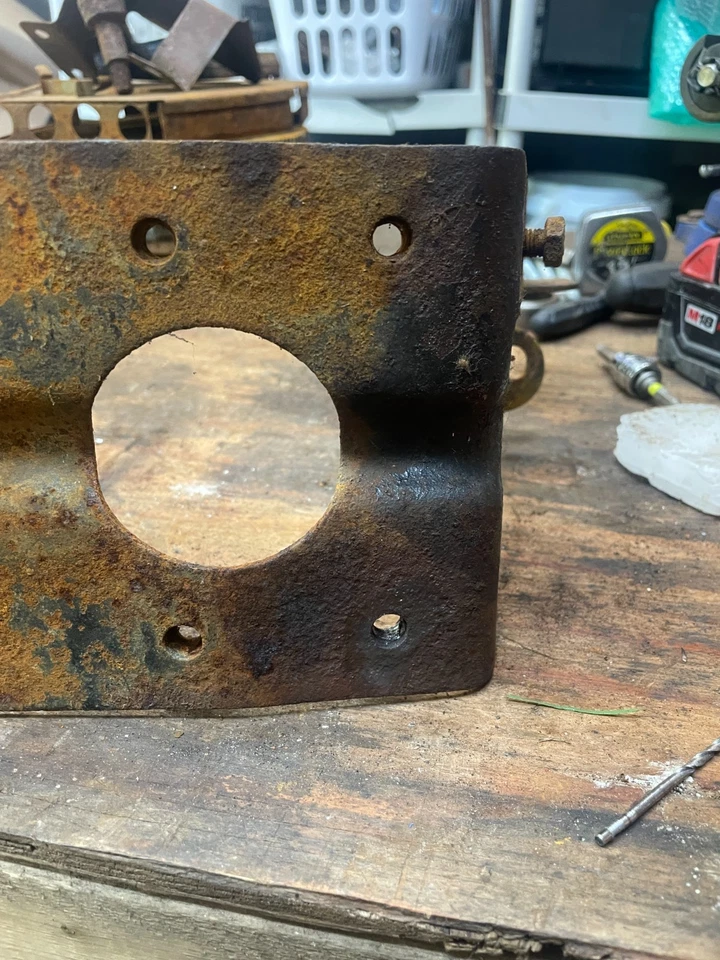 Toyota Land Cruiser FJ40 Battery Tray Support Bracket 1975-1979 OEM - Image 2 of 4