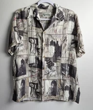 Wacko Maria The Guilty Parties Men's Size M Shirt  BDSM   Bondage Illistration 