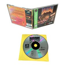 Sony PlayStation 1 PS1 CIB COMPLETE TESTED DOOM 1995 GH