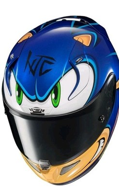 NEW HJC RPHA 11 Sonic Full Face Helmet, Blue, LARGE In Box, Smoke Visor