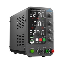 DC Power Supply Variable, 0-32V 0-10A Switching Bench Power Supply with Intel...