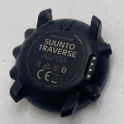 Suunto Traverse Alpha GPS Men Black Digital Watch Untested | eBay