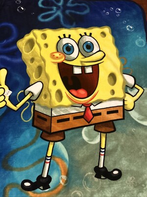 Comforter Bed Spongebob Fun Blanket Nickolodeon SpongeBob