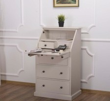 SCRIVANIA RIBALTA DESIGN PROVENZALE SHABBY CHIC VINTAGE INDUSTRIALE CASA 