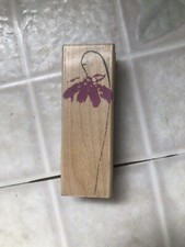 Hero Arts Used F2623 A Real Flower Drooping Rubber Stamp