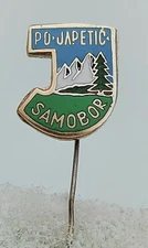 CLIMBING MOUNTAINEERING CROATIA - PD JAPETIC - SAMOBOR old pin KASUN 1960s !